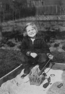 Barbara Bates as a young girl in Auburn, N.Y., ca. 1933