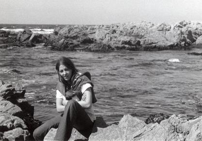 Rita Charon vacationing on the California coast, 1969