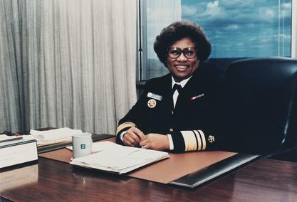 Surgeon General Joycelyn Elders at her desk 1994