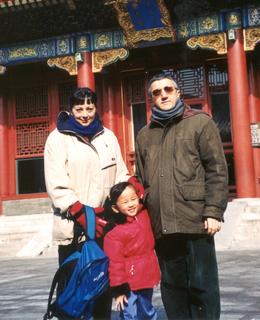 Nunzia B. Giuse with her husband Dario and their daughter Erika