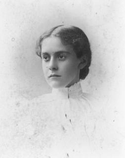 Alice Hamilton, the year she graduated from medical school, 1893