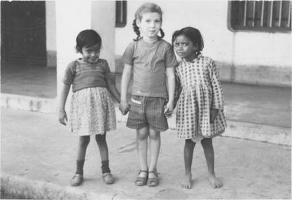 Perri Klass as a young girl in India, 1963