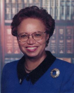 Audrey Forbes Manley while president of Spelman College, ca. 1997