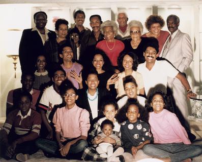Barbara Ross-Lee with her family, 1984