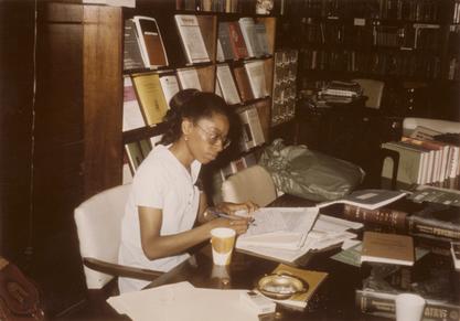 Barbara Ross-Lee studying in medical school, 1972