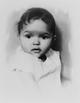 May Edward Chinn as a baby, ca. 1897