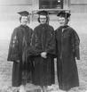 Lissy Jarvik, right, with two of her friends from medical school, Lois Lyon Newmann and Ruth Mathewson, ca. 1954