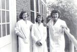 Edithe J. Levit with friends in the second year of medical school, ca. 1949