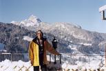 Edyth Schoenrich on vacation at the Matterhorn in Switzerland, 1990s