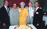 Jane C. Wright at the New York Medical College class of 1945 reunion, ca. 1995
